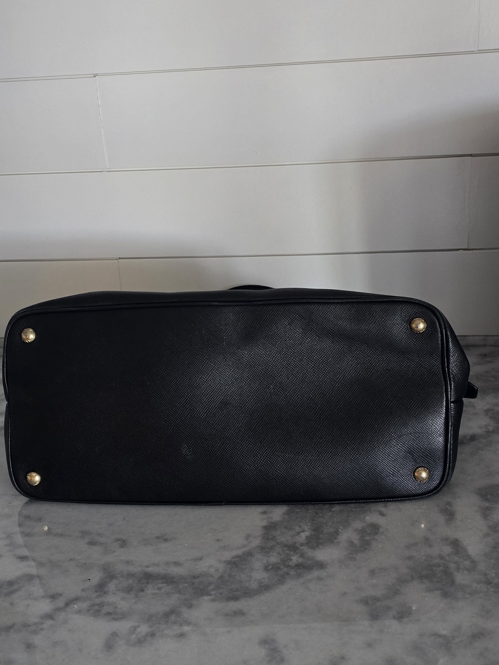 Prada Milano Black Saffiano Leather Dome Satchel with Dust Bag - Picture 11 of 15